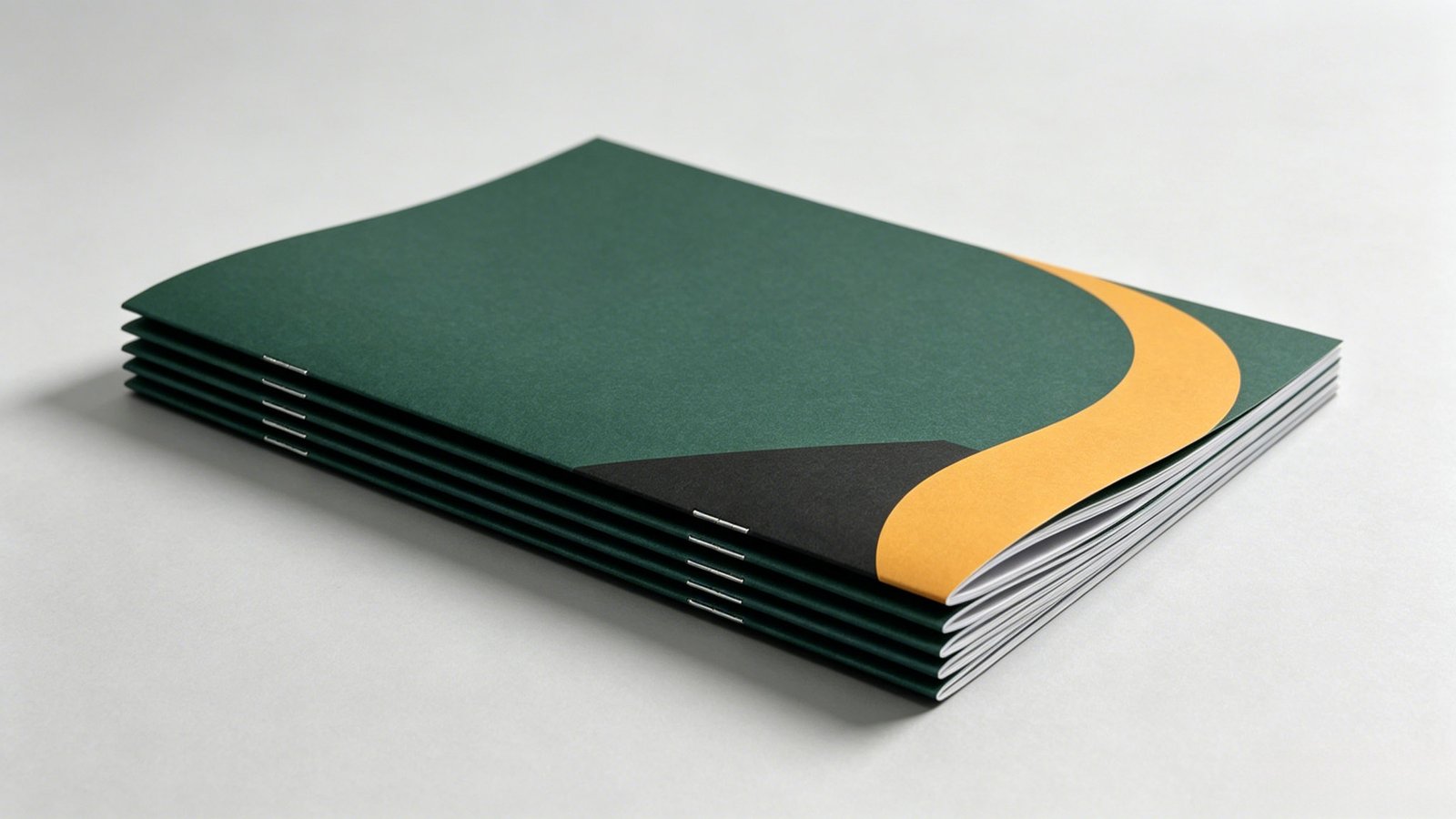 Saddles stitch booklet